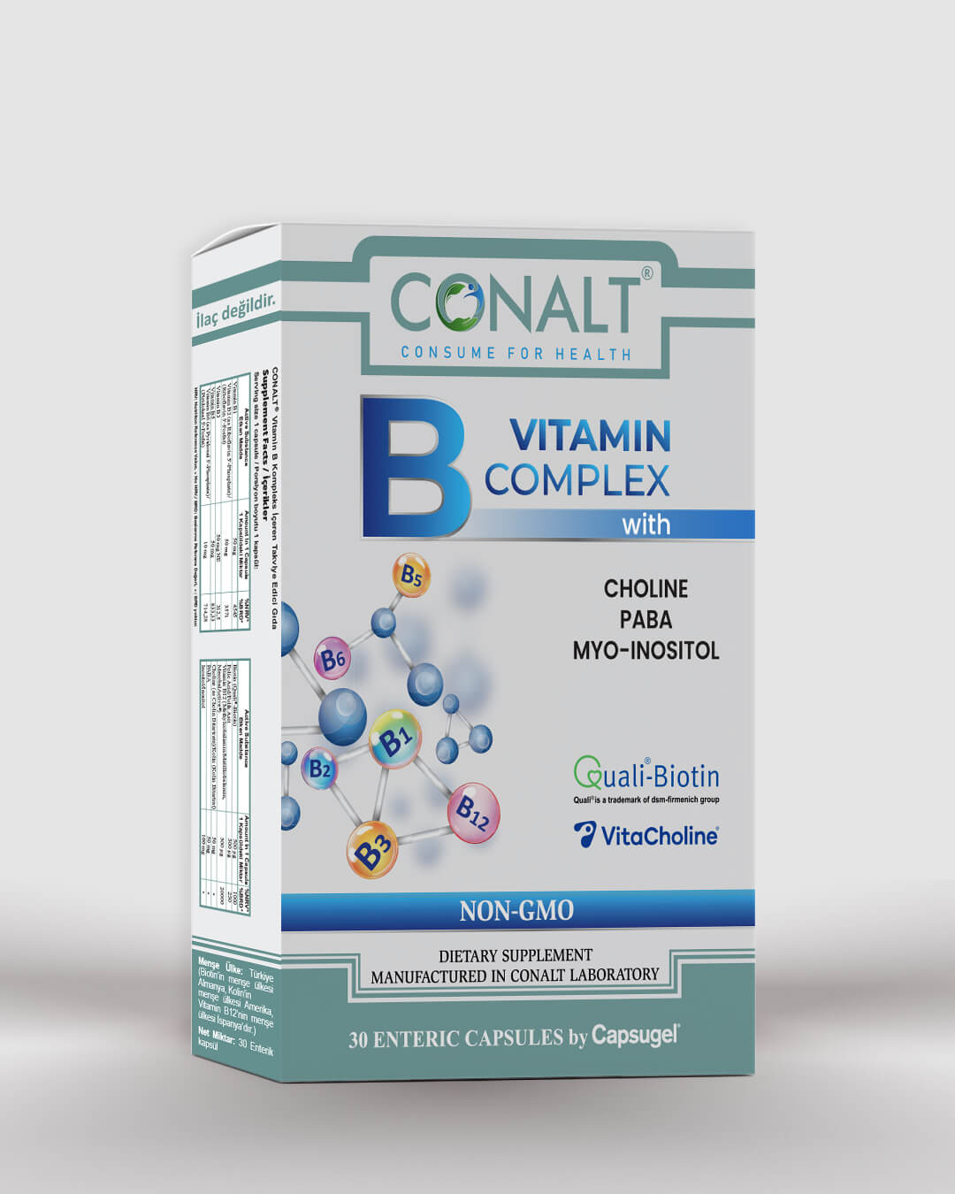 CONALT-VITAMIN-B-COMPLEX-1111 CONALT® Vitamin B-Complex – Enerji və sinir sistemi dəstəyi - Image 1