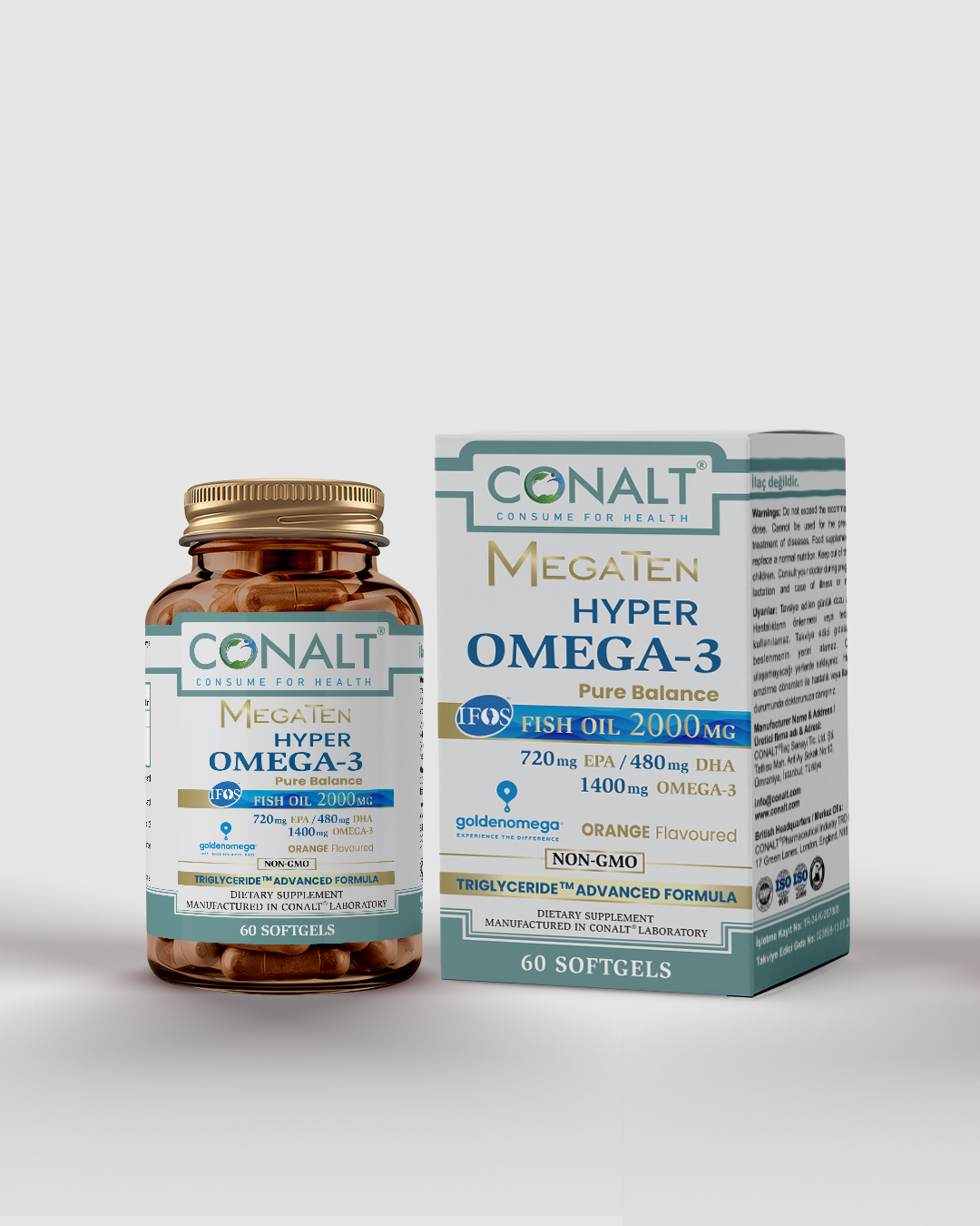 CONALT MegaTen Hyper Omega-3 Pure Balance CONALT® MegaTen Hyper OMEGA-3 Pure Balance – Saf omeqa-3 dəstəyi üçün - Image 1