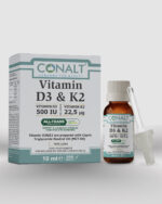 CONALT® Vitamin D3 & K2 – Sümük və damar sağlamlığı üçün