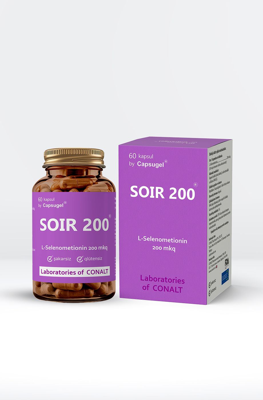 SOIR 200 SOİR 200-antioksidant təsirli, immun sistemi dəstəkləyən xüsusi orqanik formul - Image 1