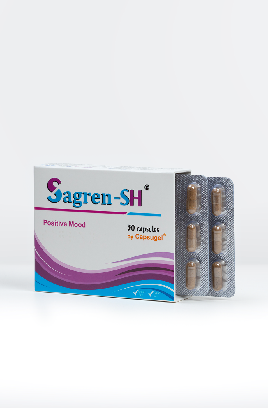 Sagren SAGREN - SH— Sinir sistemi funksiyalarını dəstəkləyən, depressiya, stresi aradan qaldıran xüsusi formul - Image 1